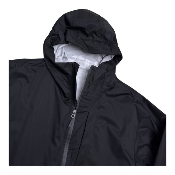 AMERICAN TALL Waterproof Lightweight Windbreaker Black Jacket Mens XL Tall - Picture 3 of 5